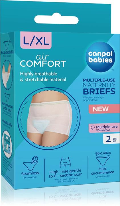 Image du produit Canpol BABIES Wielorazowe majtki poporodowe L/XL 2szt (2 pcs)