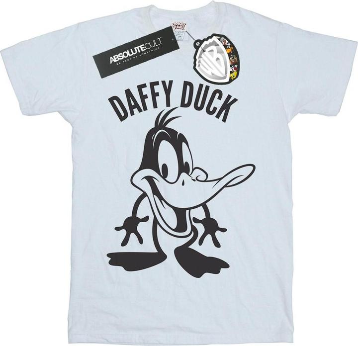 Immagine prodotto Looney Tunes Daffy Duck Large Head Maglietta Uomo (L)