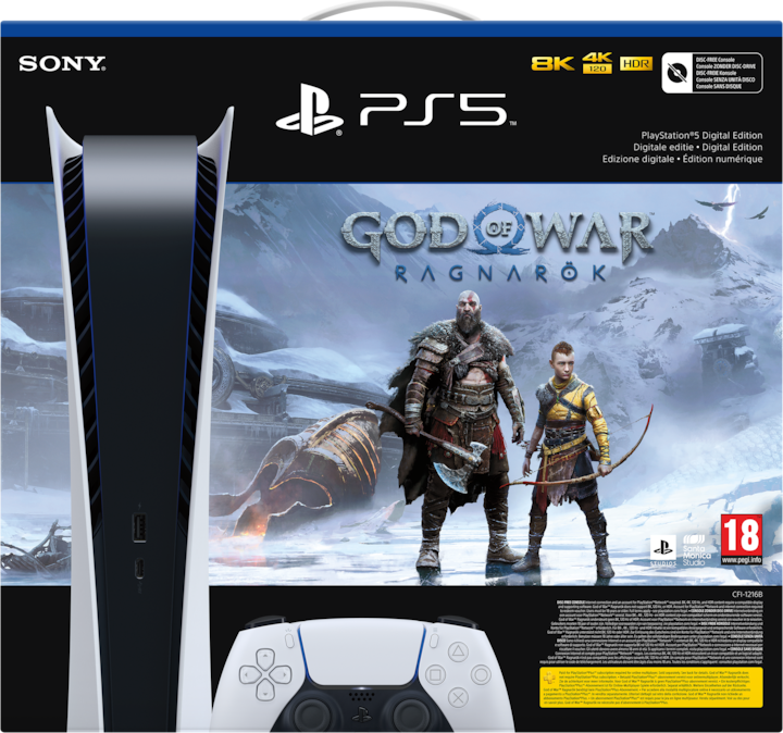 Sony Playstation 5 Digital - God of War Ragnarök Bundle