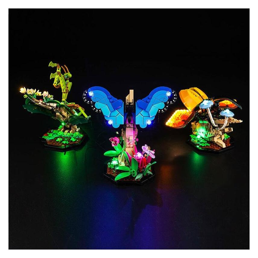 BrickBling LED Licht Set für LEGO Die Insektensammlung (21342) (P53301)