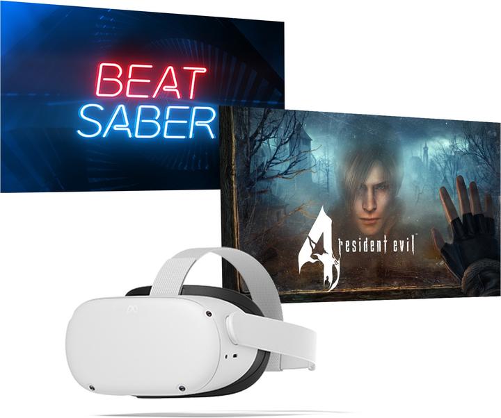 Meta Quest 2 inkl. Resident Evil 4 + Beat Saber Bundle (256 GB)