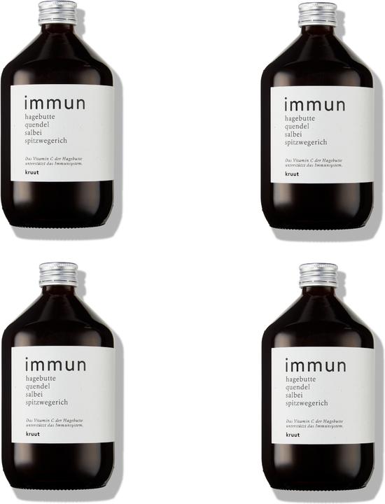 Actual product image Kruut Immune - natural herbal extract (4 x 50 cl)