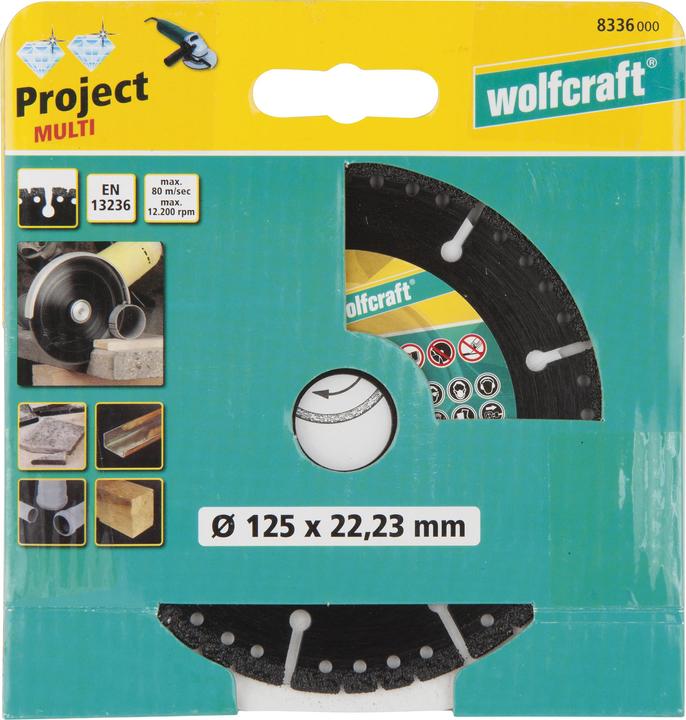 Produktbild wolfcraft wolfcraft 1 Diamant-Trennsch. Pro Multi ø125mm