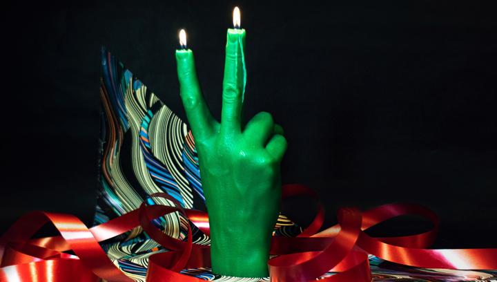 Image du produit Candle Hand Victoire (1 pcs)