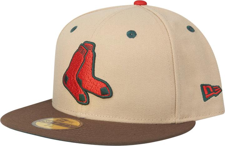 Actual product image New Era 59Fifty Fitted Cap - Boston Red Sox camel - 7 3/8 (7 3/8)