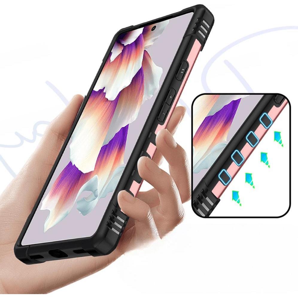 Thumbnail - Cover-Discount Google Pixel 8 - Armor Case mit Kickstand rosa (Google Pixel 8), Smartphone Hülle, Rosa