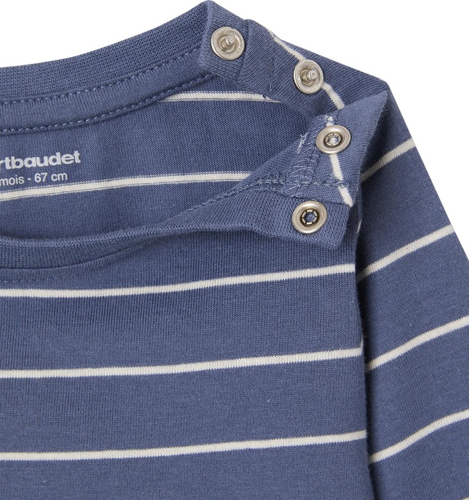Produktbild Vertbaudet 2er-Pack Baby Shirts BASIC, Print & Streifen (98)