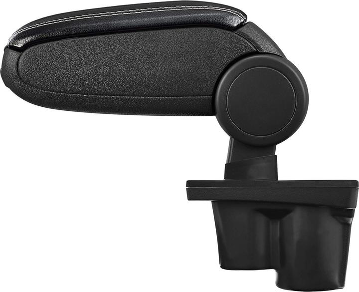 Immagine prodotto Pro-Tec Bracciolo centrale Opel Adam con vano portaoggetti, finta pelle nera con cuciture bianche