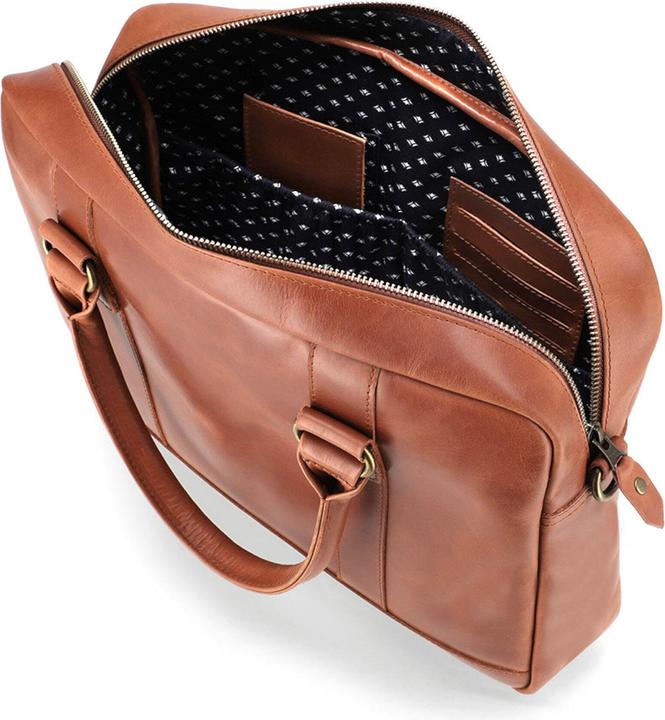 Image du produit Buckle & Seam Serviette Everett Cognac/Dots (16")