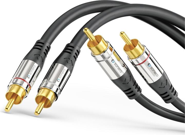 Produktbild Sonero Audio-Kabel Cinch - Cinch 0.5 m (0.50 m, Cinch)