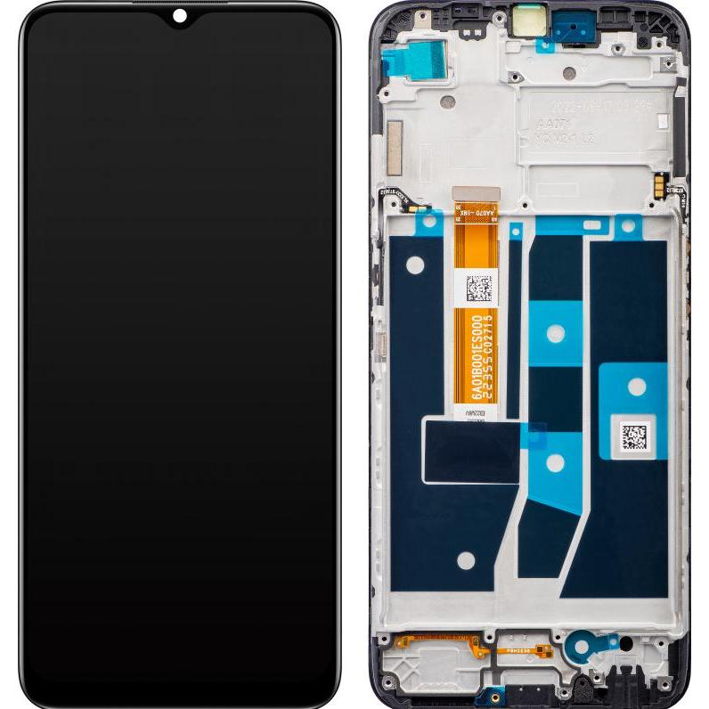 OPPO Display Unit für A16s / A16, Schwarz (Écran), Pièces de rechange pour appareils mobiles