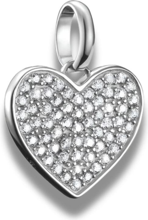 Image du produit Thomas Sabo Charm-Anhänger Pavé Herz Connect Silber (Argent Sterling)
