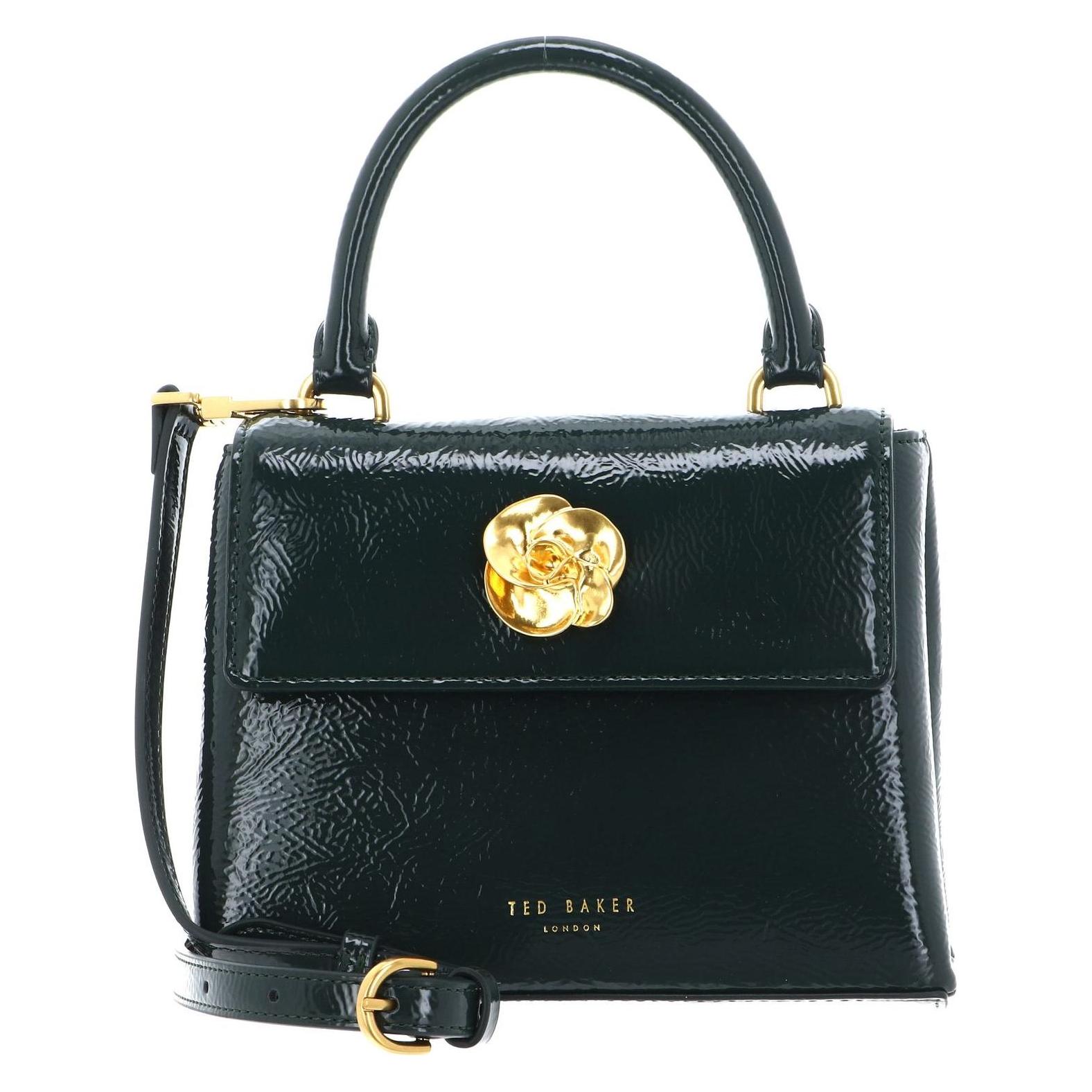 Ted Baker, Damen, Handtasche, Roseau Rose Detail Mini Crinkle Bag, Grün