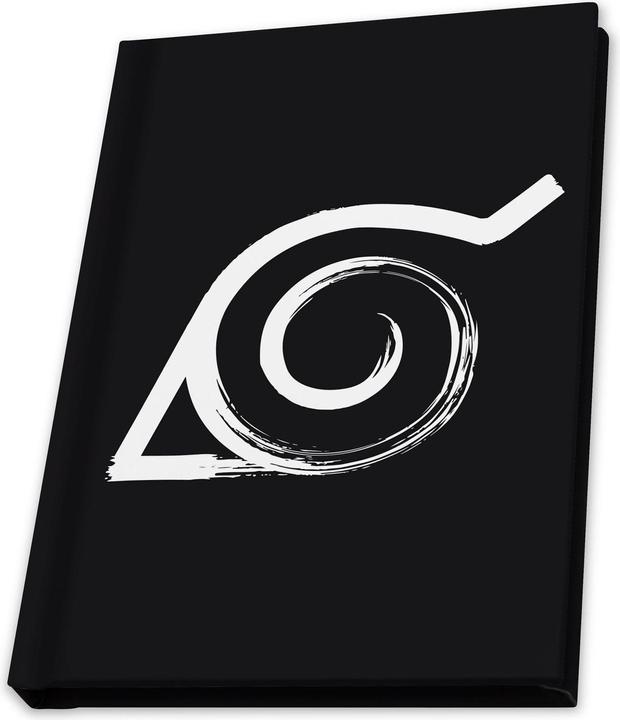 Actual product image ABYstyle Naruto Shippuden GiftSet Bicchiere/Badge/Notebook Konoha (400 ml, 3x)