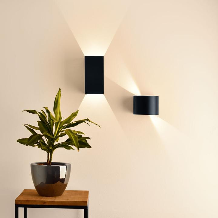 Immagine prodotto s.luce Ixa LED lampada da parete ad angolo regolabile per interni ed esterni IP44 (460 lm)