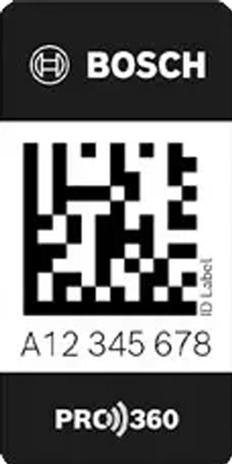 Actual product image Bosch Security Systems Professional Service Box ID Label Large 100