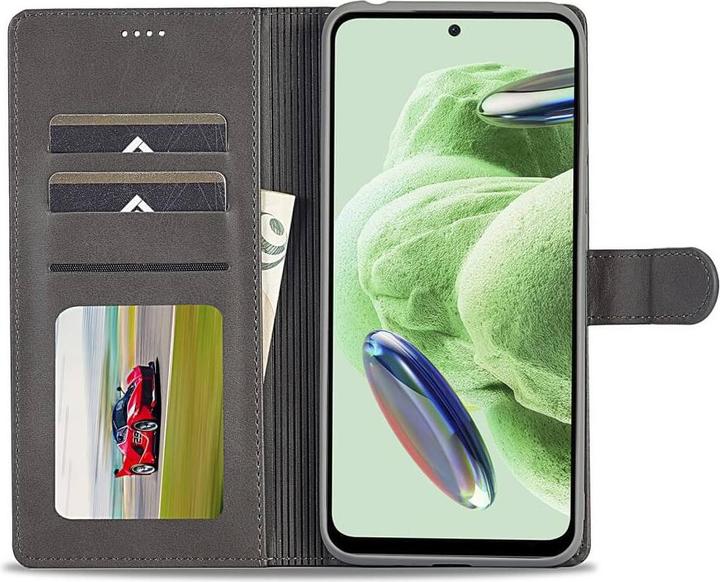 Actual product image LC.Imeeke Xiaomi Poco X5 Pro - Leather Case Cover grey (Xiaomi Poco X5 Pro)