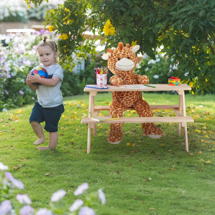 Immagine prodotto Relaxdays Panca picnic bambini da giardino