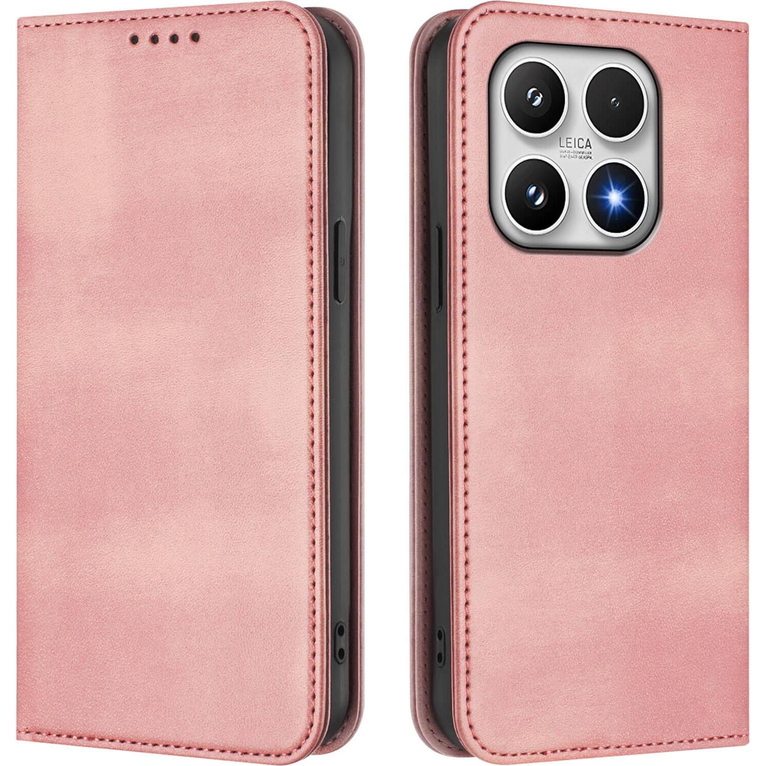 Cover-Discount Xiaomi 17 - Vintage Flip Case (Xiaomi 17), Cover smartphone, Rosa