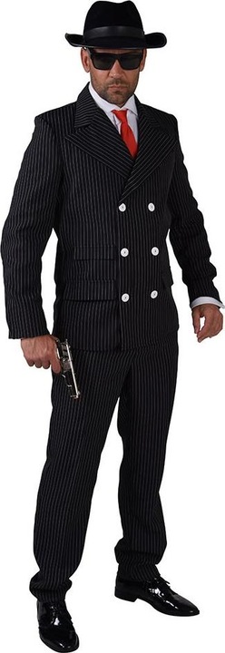 Immagine prodotto Magic by Freddie Abito da uomo Gangster, a righe (L)