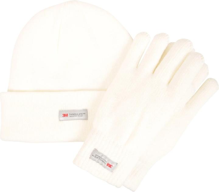 Actual product image Mountain Warehouse Womens/Ladies Thinsulate Fleece Beanie & Gloves Set