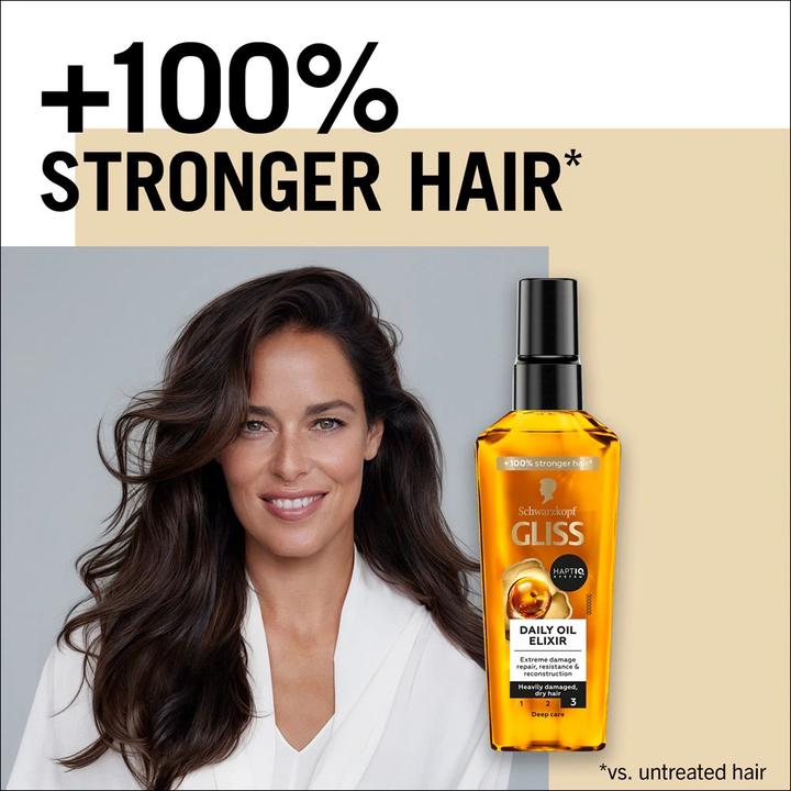 Actual product image Schwarzkopf Gliss Kur - Daily Oil Elixir Nourishing Hair Elixir From Oil To Daily Use 75Ml (75 ml)