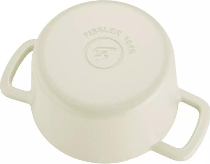 Image du produit Fissler Cocotte en fonte ronde, ivoire blanc (Casserole, Fonte, 20 x 15 cm)