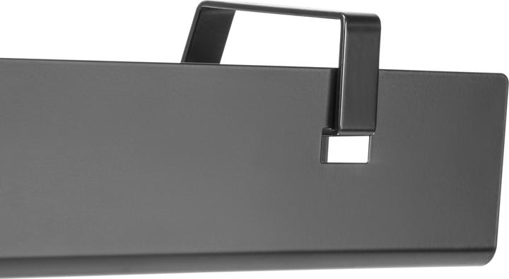 Actual product image Cablio cable tray and power strip holder Black (Duct, 60 cm)