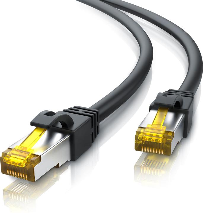 Produktbild Primewire CAT.7 Netzwerkkabel - Ethernet Gigabit Lan Kabel RJ45 - 10 Gbit/s - Patchkabel - komp. CAT.6 CAT.8 (S/FTP, PiMF, CAT7, 20 m)