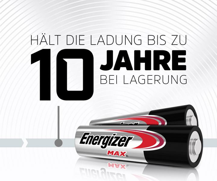 Immagine prodotto Energizer Max Alcalina (4 pz., AAA)