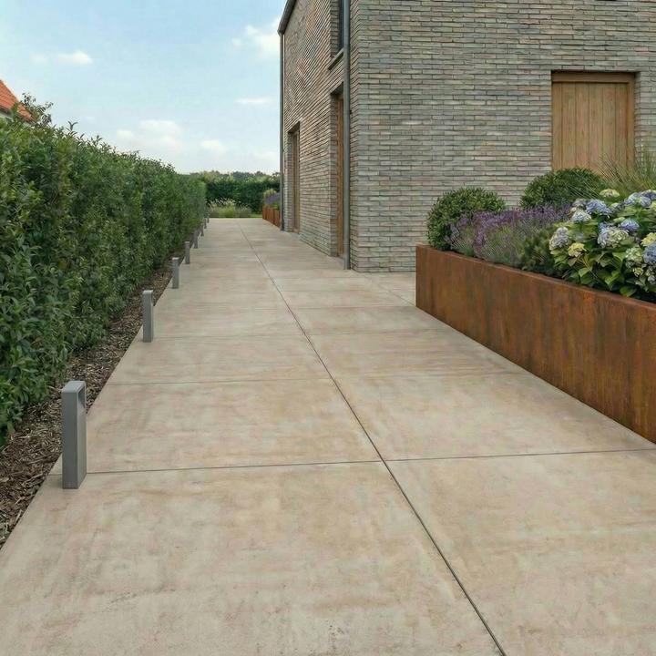 Actual product image Lucande Leya LED outdoor garden light IP54 Graphite (IP54)