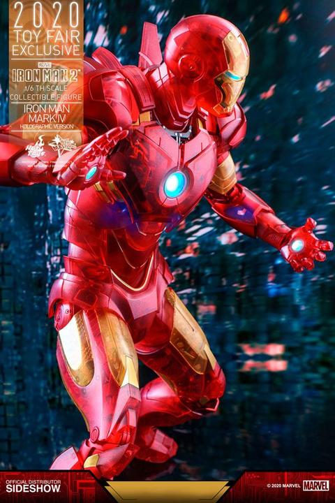 Actual product image Hot Toys Marvel Iron Man Mark IV 1:6 Movie Masterpiece Action Figure