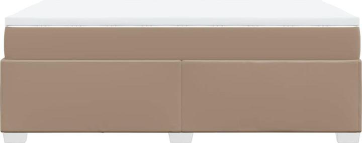Actual product image vidaXL Boxspringbett Polsterbett Bett Doppelbett Matratze 140x190cm Kunstleder (140 x 190 cm)