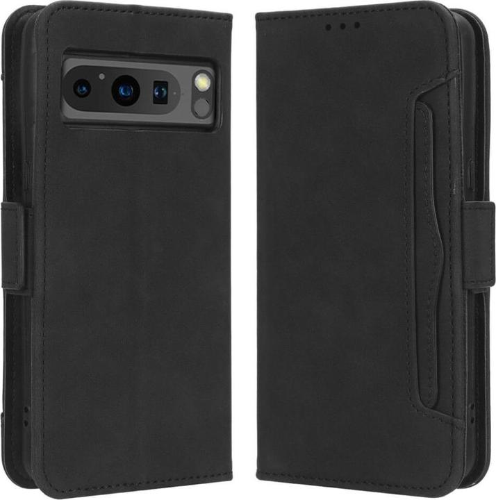 Produktbild Cover-Discount Google Pixel 8 Pro - Etui mit vielen Kartenfächer schwarz (Google Pixel 8 Pro)