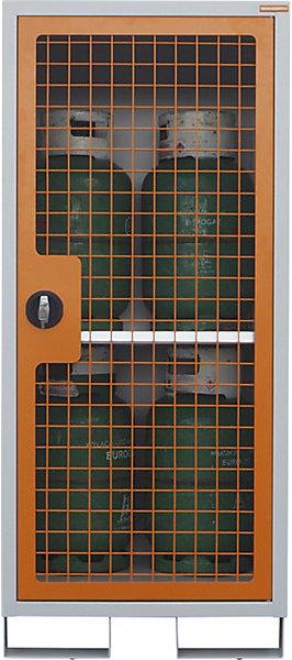 eurokraft basic Armoire pour bouteilles de gaz, 1 porte, h x l x p 1550 x 680 x 680 mm.