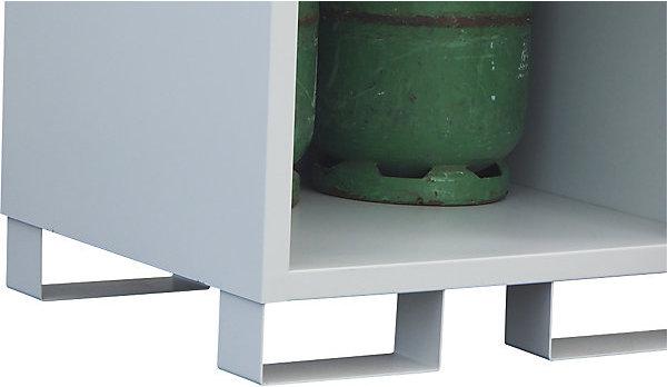 Image du produit eurokraft basic Armoire pour bouteilles de gaz, 1 porte, h x l x p 1550 x 680 x 680 mm.