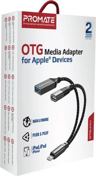 Image du produit ProMate OTGLink-i Adaptateur média OTG Apple (Lightning, USB Type C)