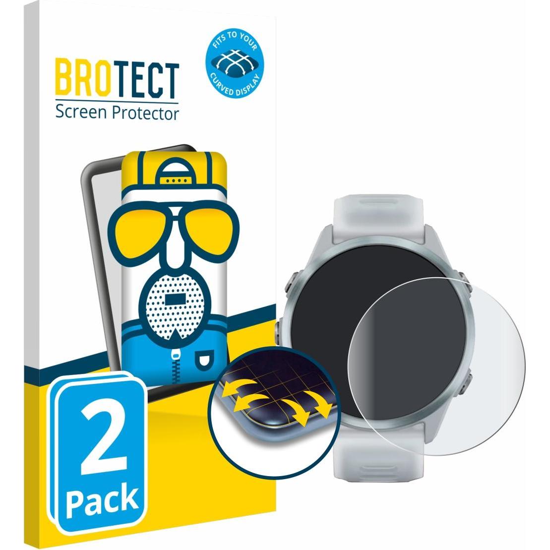 BROTECT Full-Screen Pellicola Opaca, Pellicola protettiva per smartwatch, Grigio