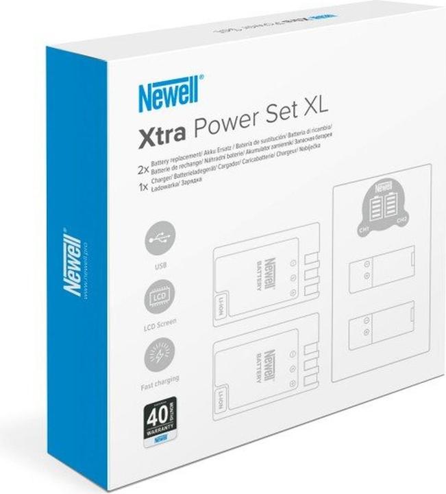 Actual product image Newell Set of DL-USB-C dual-channel charger and two EN-EL15b batteries for Nikon (Camera battery charger)