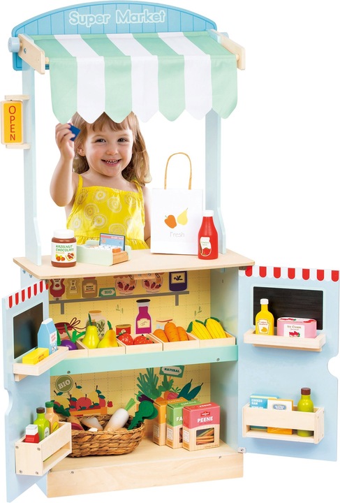 Actual product image Small Wood - 2-in-1 Theatre and Shop