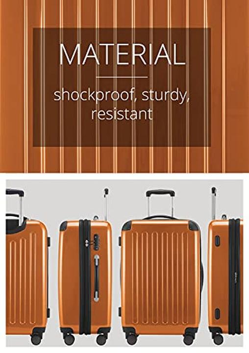 Actual product image Hauptstadtkoffer TSA Lock Hard Shell Carry-On Luggage with 4 Spinner Wheels