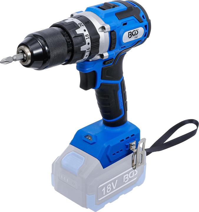 BGS Cordless Impact Drill | brushless | 65 Nm | 18 V | without rechargeable Battery (Rechargeable battery operated)