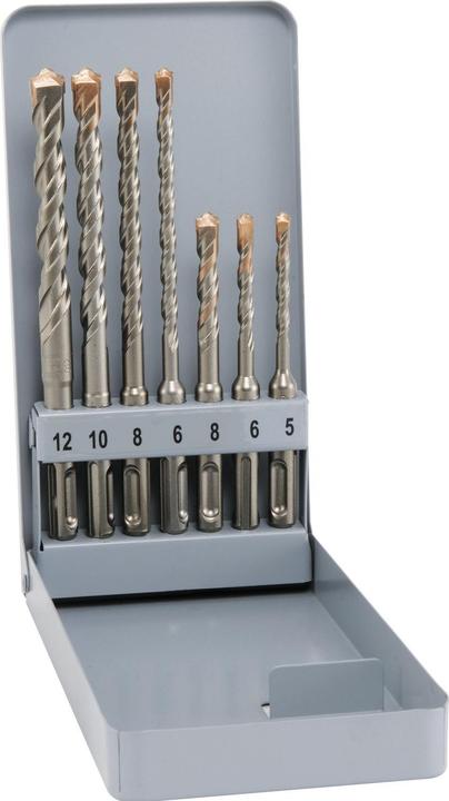 Produktbild Alpen Hammerbohrer-Satz SDS-Plus (5, 10, 12 mm, 2x8, 2 x 6)