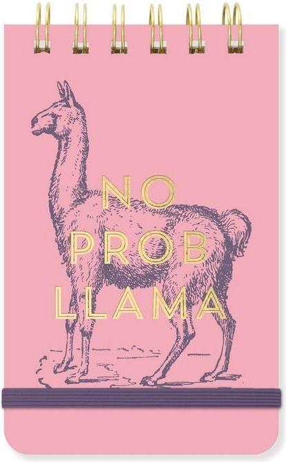 Actual product image Designworks No Prob Llama (Lined, Soft cover)