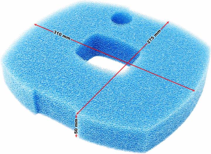 Actual product image SunSun CUF Filter Sponge Blue 310x275x50mm for Coarse Filtration for SunSun-2800-5800