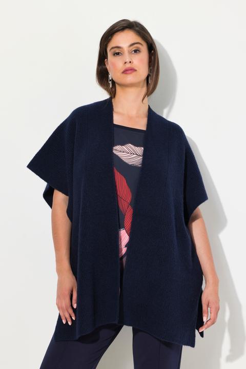 Immagine prodotto Ulla Popken Strickjacke, 0versized, offenes Modell, Halbarm (42, 44, 46, 48)