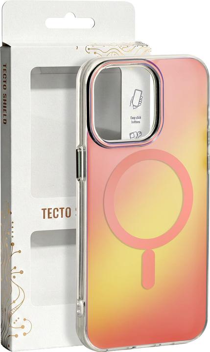 Actual product image Tecto Shield Aurora case for iPhone 13 / 14 6,1" pink (Apple iPhone 13, Apple iPhone 14)