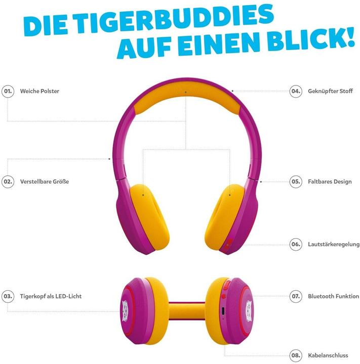 Produktbild Tigermedia Tigerbuddies Kopfhörer (Deutsch)