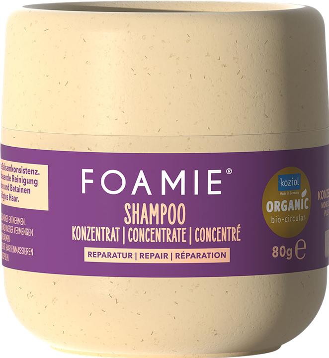 Actual product image Foamie Concentrate Shampoo Repair - 80g (Solid shampoo)
