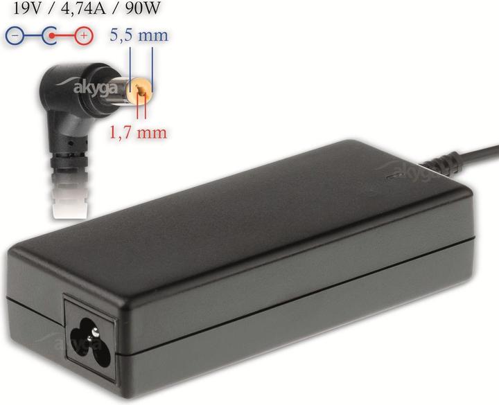 Produktbild Akyga Notebook-Adapter ist dediziert AK-ND-12 ACER 19V (90 W)